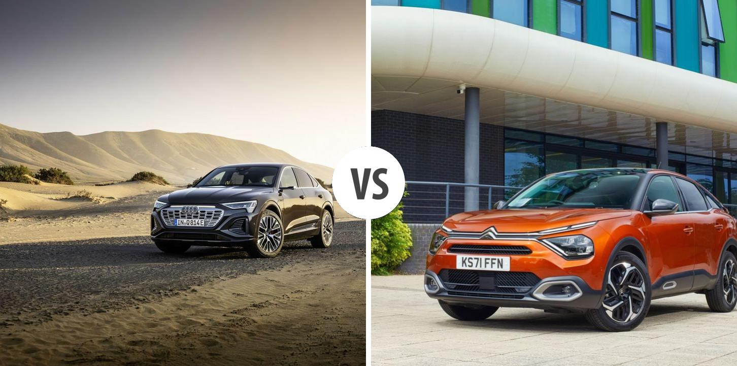 Audi Q8 e tron Sportback VS Citroën C4 Autovergleich AUTOGOTT DE