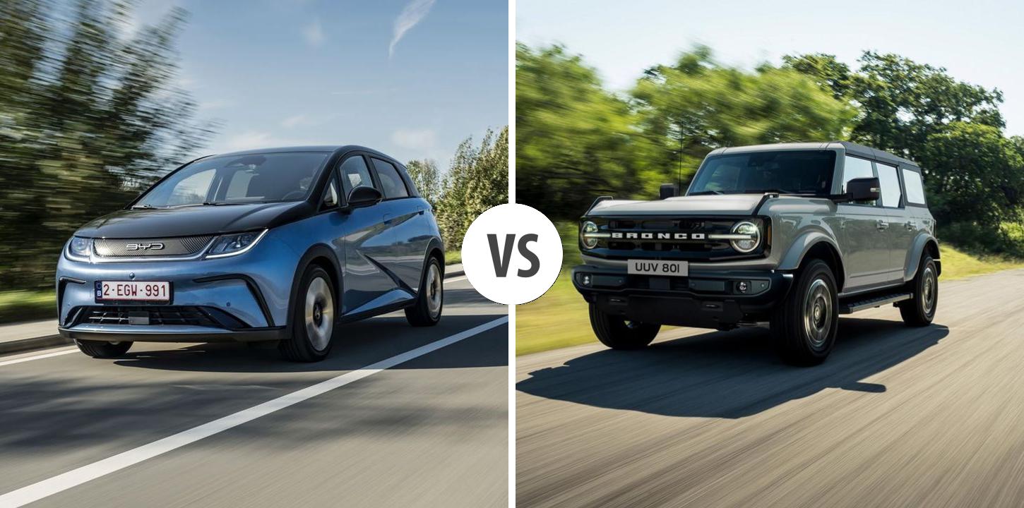 Byd Dolphin Vs Ford Bronco Autovergleich Autogott De