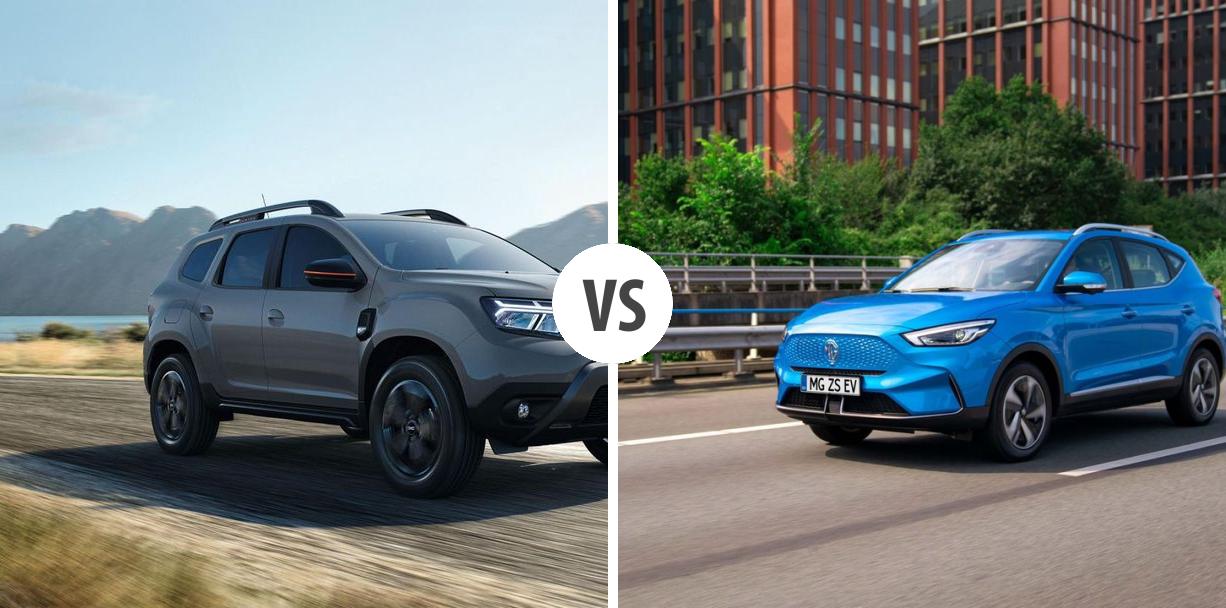 Dacia Duster VS MG ZS EV Autovergleich AUTOGOTT DE