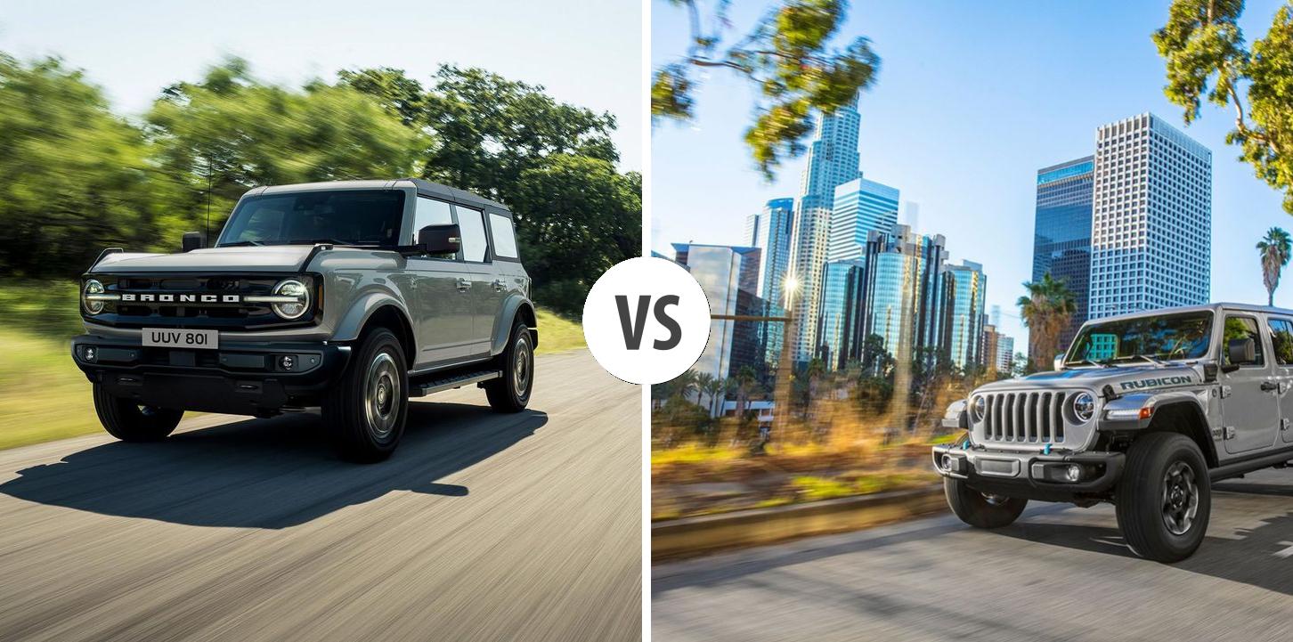 Ford Bronco VS Jeep Wrangler Autovergleich AUTOGOTT DE