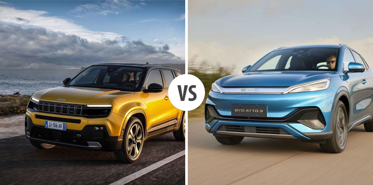 Jeep Avenger Electric Vs Byd Atto Autovergleich Autogott De