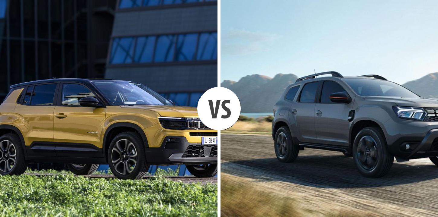 Jeep Avenger VS Dacia Duster Autovergleich AUTOGOTT DE