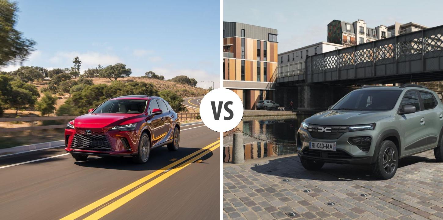 Lexus Rx Vs Dacia Spring Autovergleich Autogott De