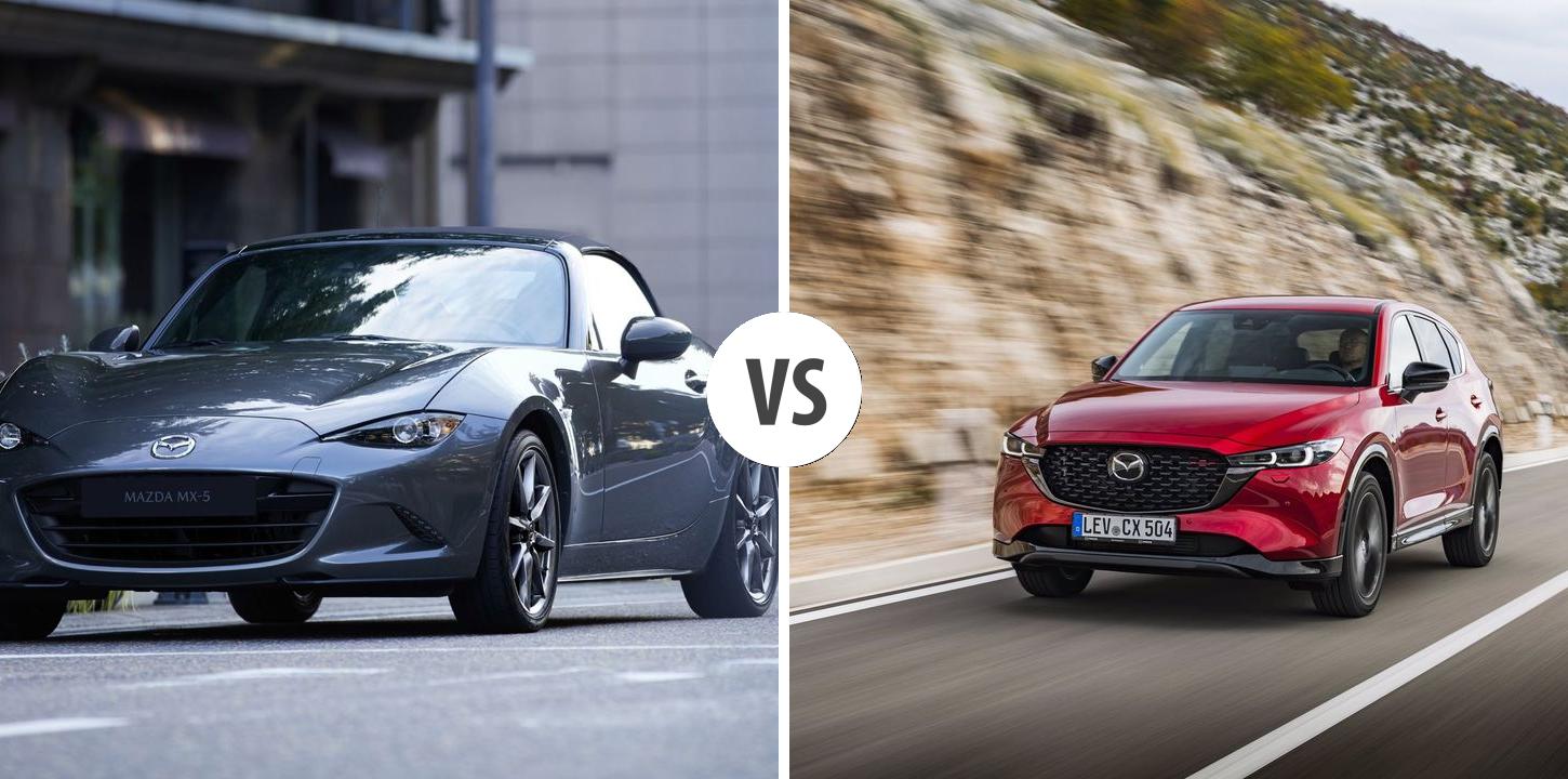 Mazda MX 5 VS Mazda CX 5 Autovergleich AUTOGOTT DE