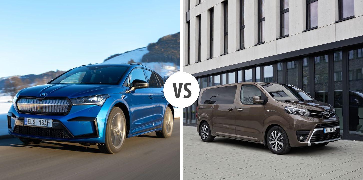 Skoda ENYAQ IV VS Toyota Proace Verso Autovergleich AUTOGOTT DE