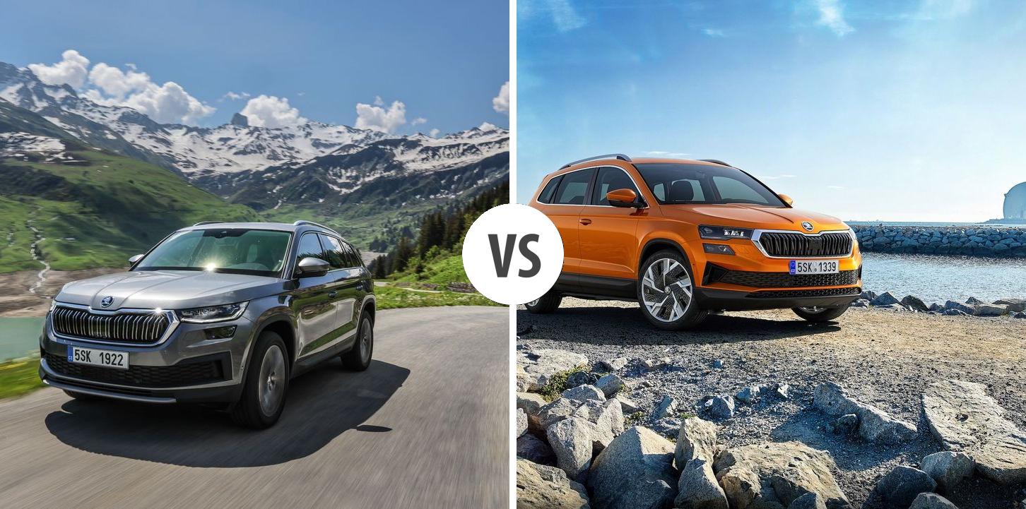 Skoda Kodiaq Vs Skoda Karoq Autovergleich Autogott De