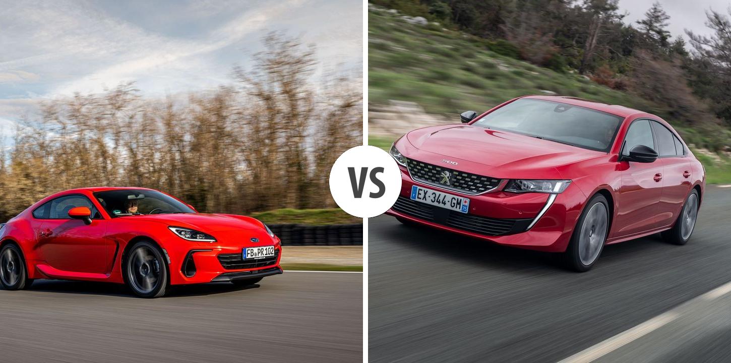 Subaru BRZ VS Peugeot 508 Autovergleich AUTOGOTT DE