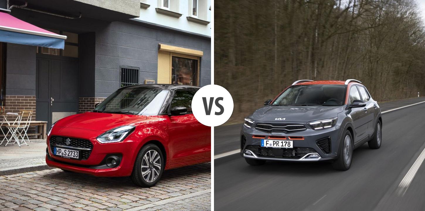 Suzuki Swift VS KIA Stonic Autovergleich AUTOGOTT DE