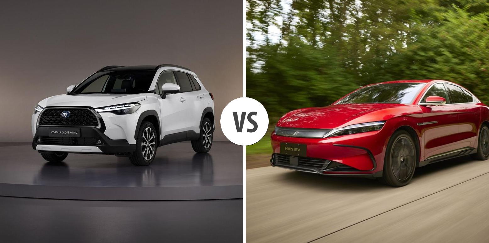 Toyota Corolla Cross VS BYD Han Autovergleich AUTOGOTT DE