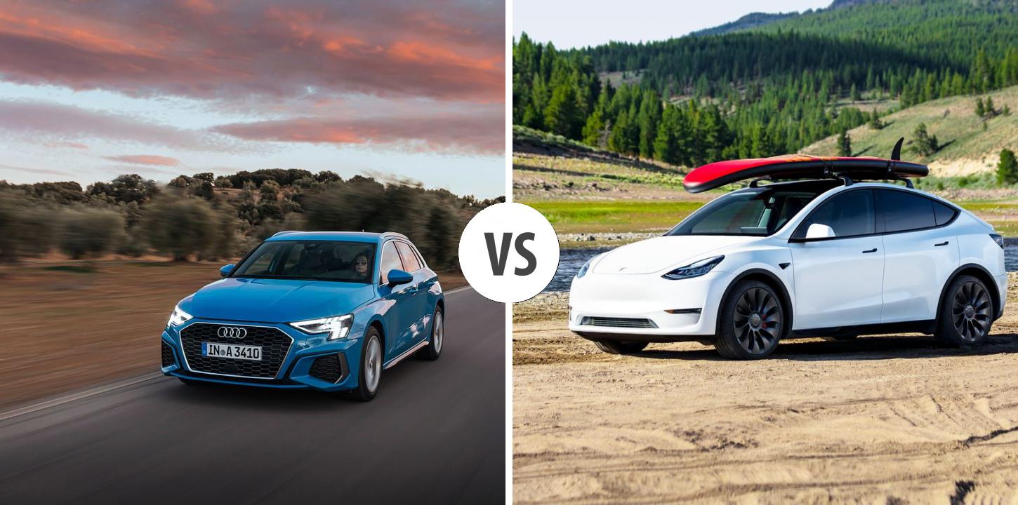 Audi A3 Sportback VS TESLA Model Y Autovergleich