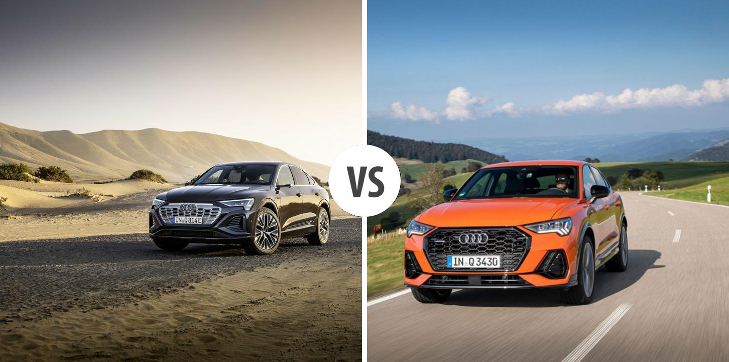 Audi Q8 E-tron Sportback VS Audi Q3 Sportback Autovergleich | AUTOGOTT.DE