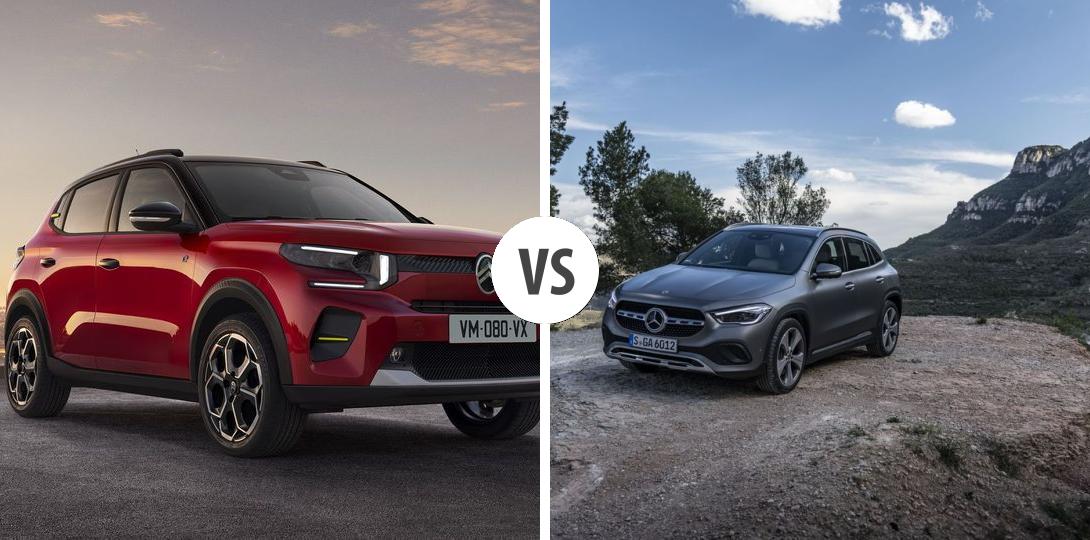 Citroën ë-C3 VS Mercedes GLA Autovergleich | AUTOGOTT.DE