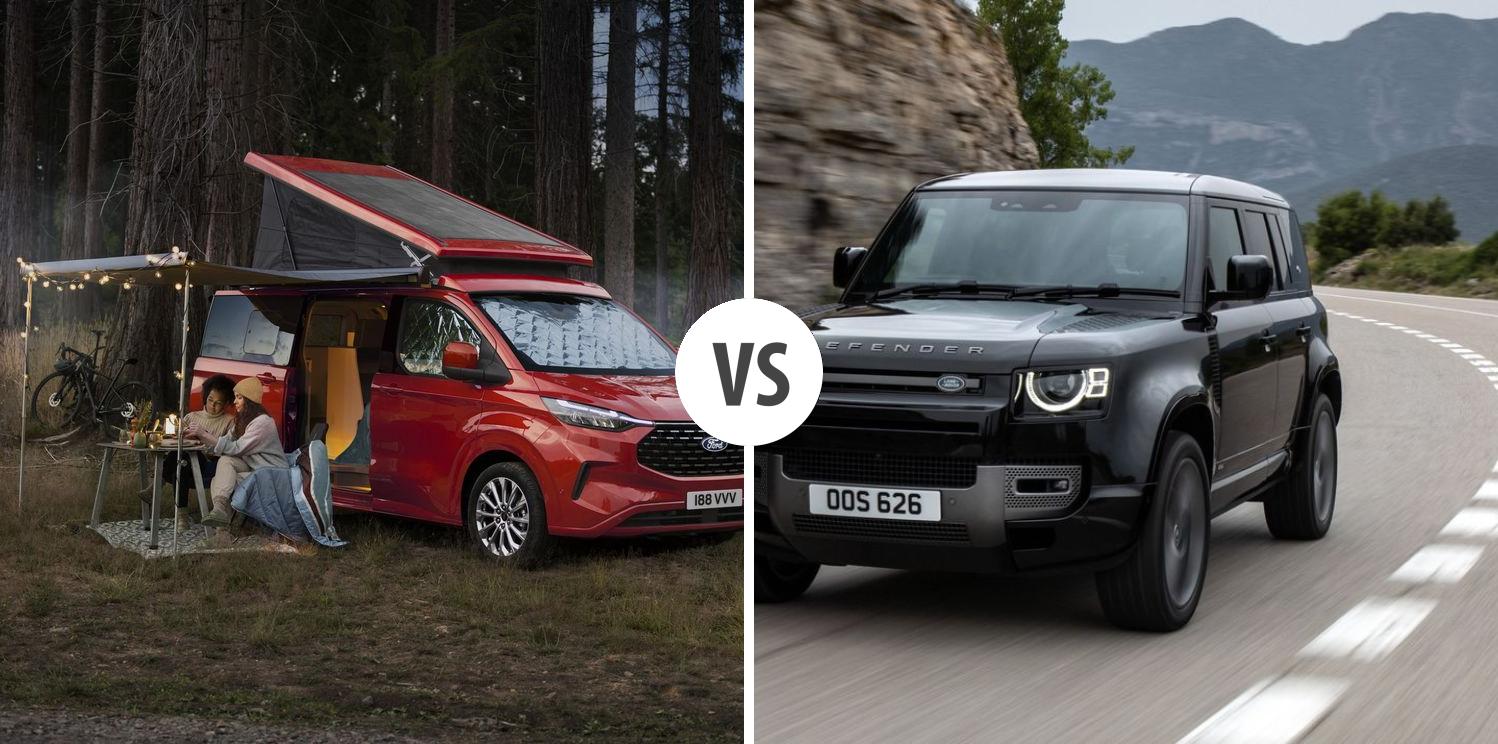 Ford Transit Custom Wohnmobil Vs Land Rover Defender Autovergleich Autogott De