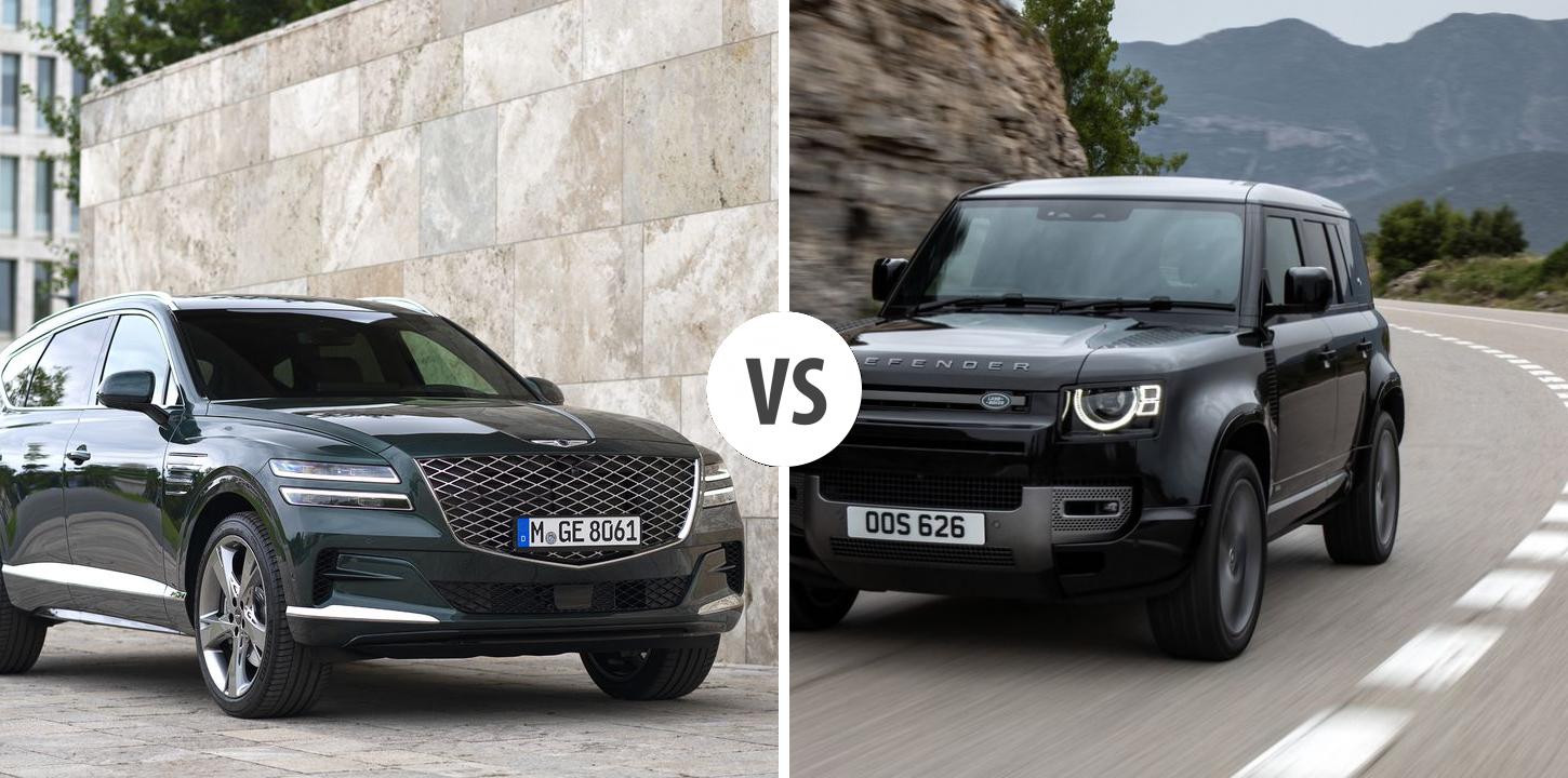 Genesis GV80 VS Land Rover Defender Autovergleich | AUTOGOTT.DE