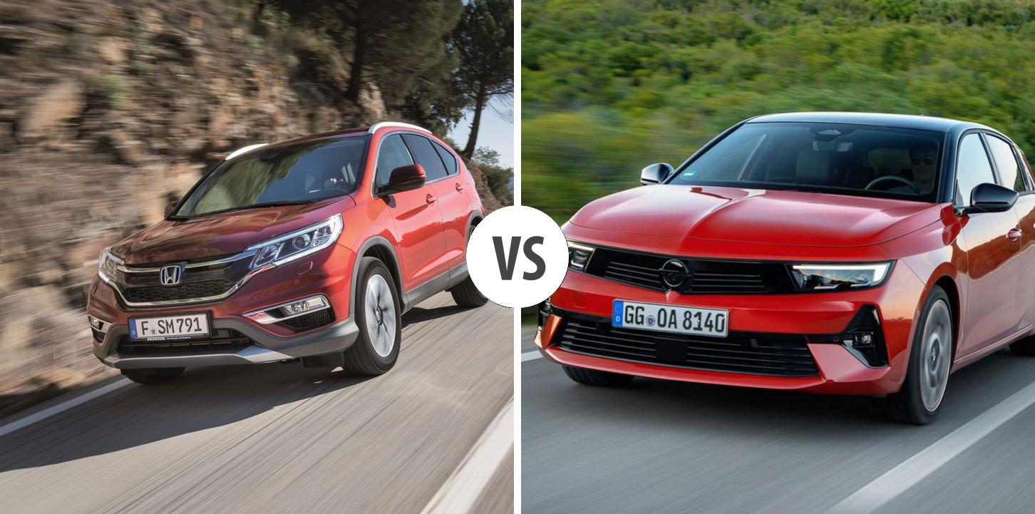 Honda Cr V Vs Opel Astra Autovergleich Autogott De