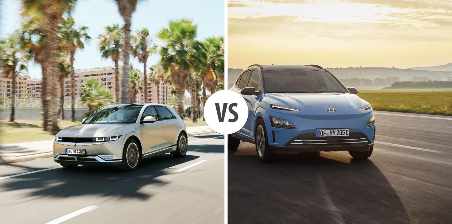 Hyundai IONIQ 5 VS Hyundai Kona Elektro Autovergleich AUTOGOTT.DE