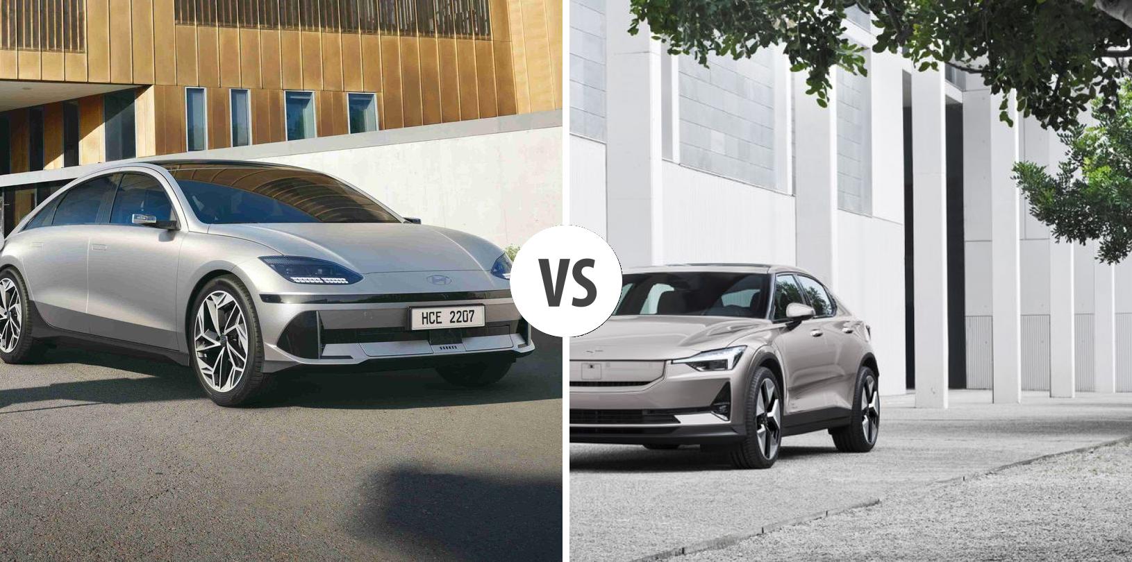 Hyundai IONIQ 6 VS Polestar 2 Autovergleich AUTOGOTT.DE