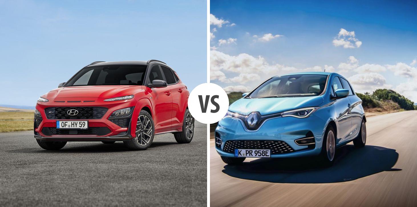 Hyundai kona deals vs renault zoe