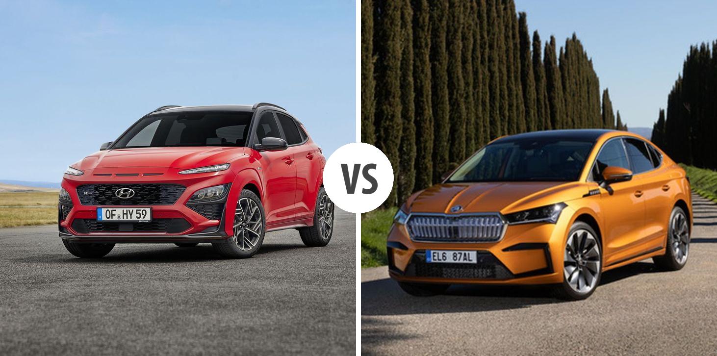 Hyundai Kona Vs Skoda Enyaq Coup Iv Autovergleich Autogott De