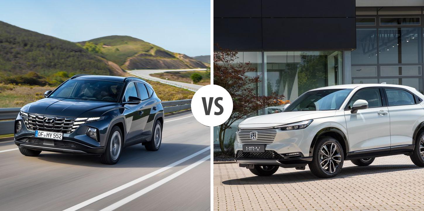 Hyundai Tucson VS Honda HRV Autovergleich AUTOGOTT.DE