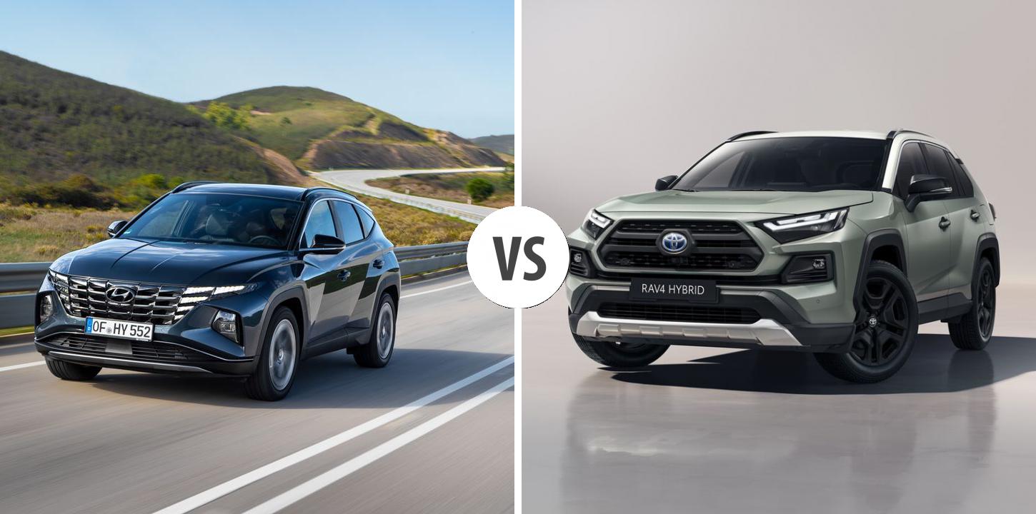 Hyundai Tucson VS Toyota RAV4 Autovergleich | AUTOGOTT.DE