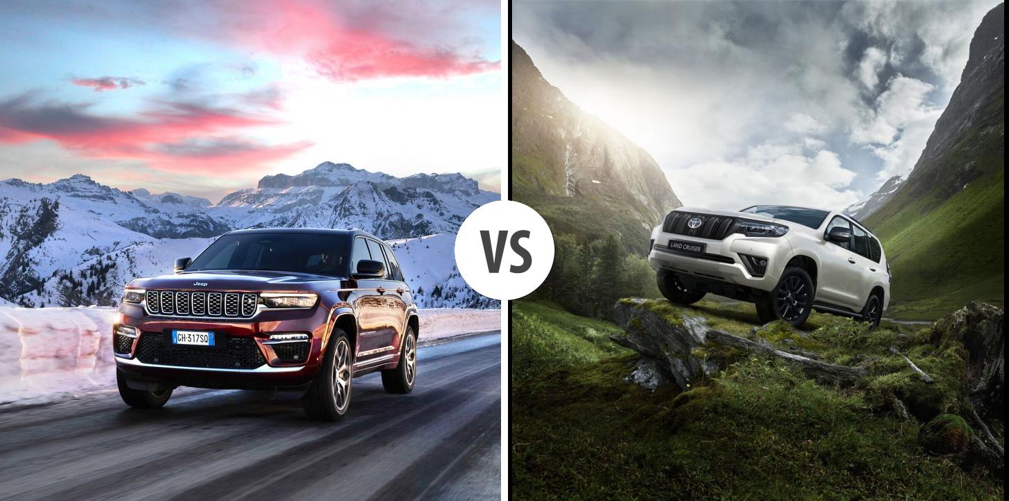 Jeep Grand Cherokee VS Toyota Land Cruiser Autovergleich | AUTOGOTT.DE