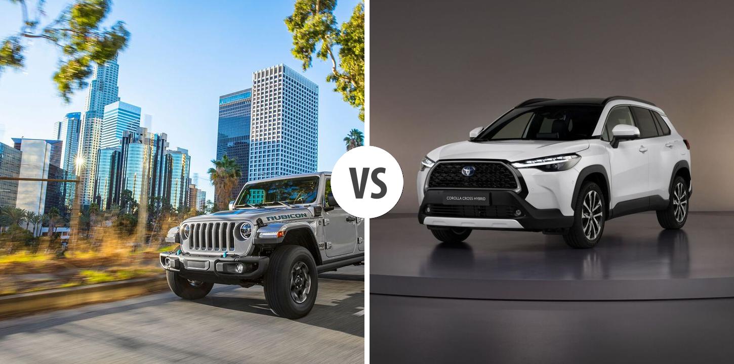 Jeep Wrangler Vs Toyota Corolla Cross Autovergleich Autogott De