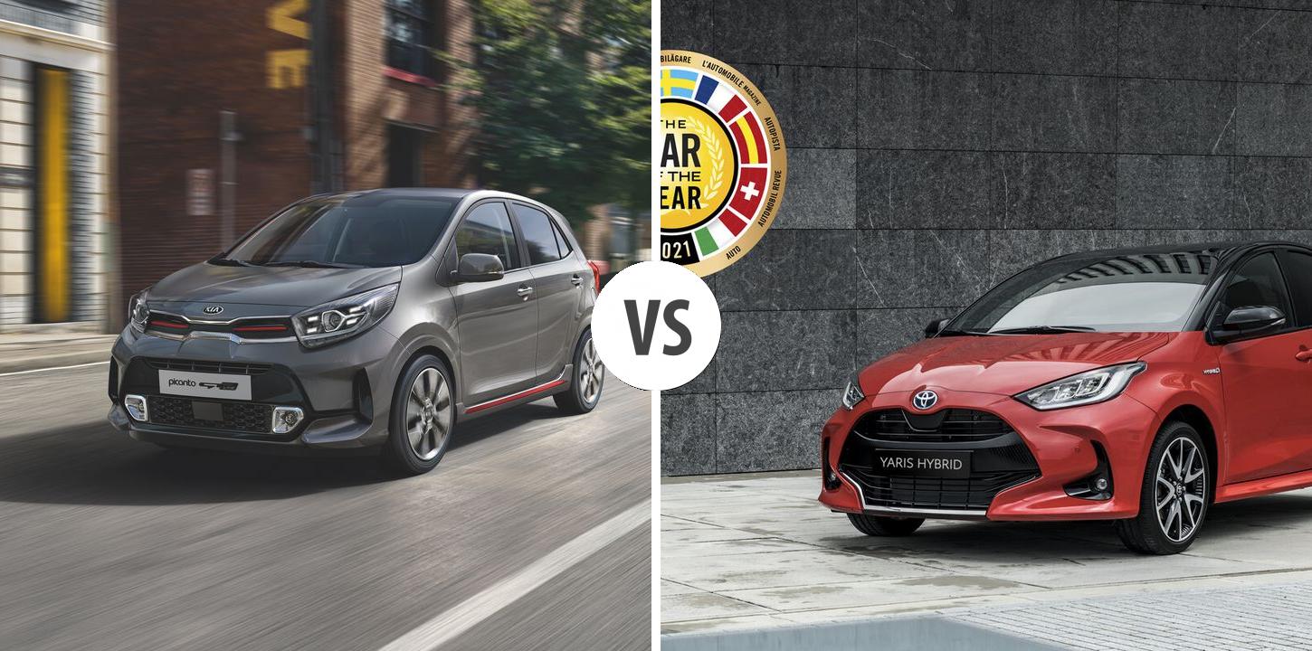 KIA Picanto VS Toyota Yaris Autovergleich AUTOGOTT.DE