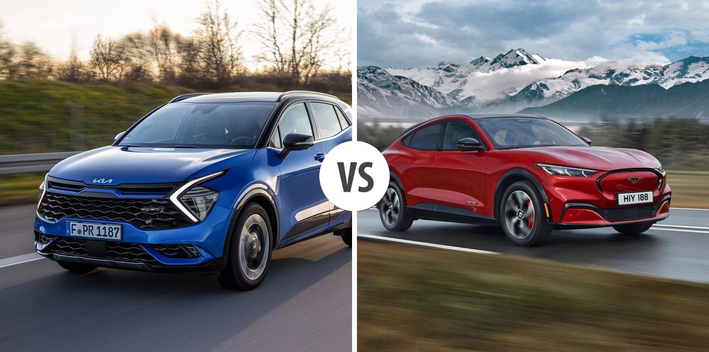 Kia Sportage Vs Ford Mustang Mach E Autovergleich Autogottde 1452