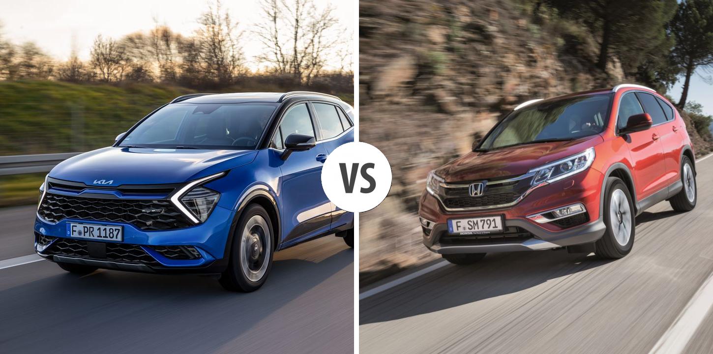 KIA Sportage VS Honda CRV Autovergleich AUTOGOTT.DE