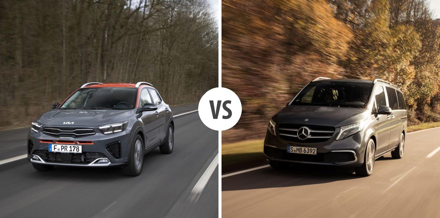 KIA Stonic VS Mercedes V-Klasse Autovergleich | AUTOGOTT.DE