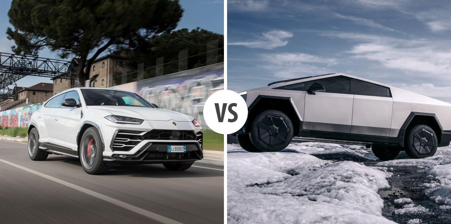 Lamborghini Urus VS TESLA Cybertruck Autovergleich | AUTOGOTT.DE