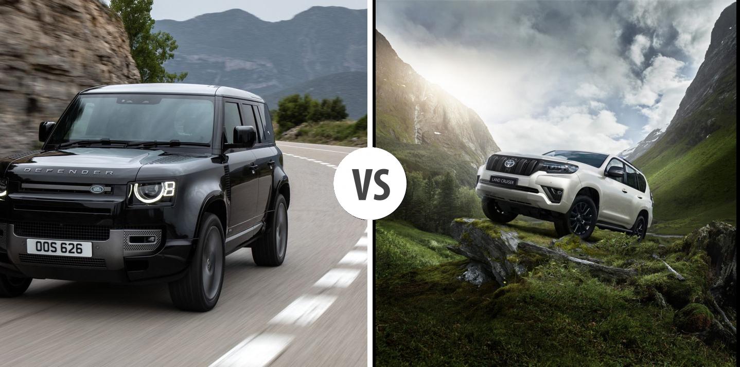 Land Rover Defender VS Toyota Land Cruiser Autovergleich AUTOGOTT.DE