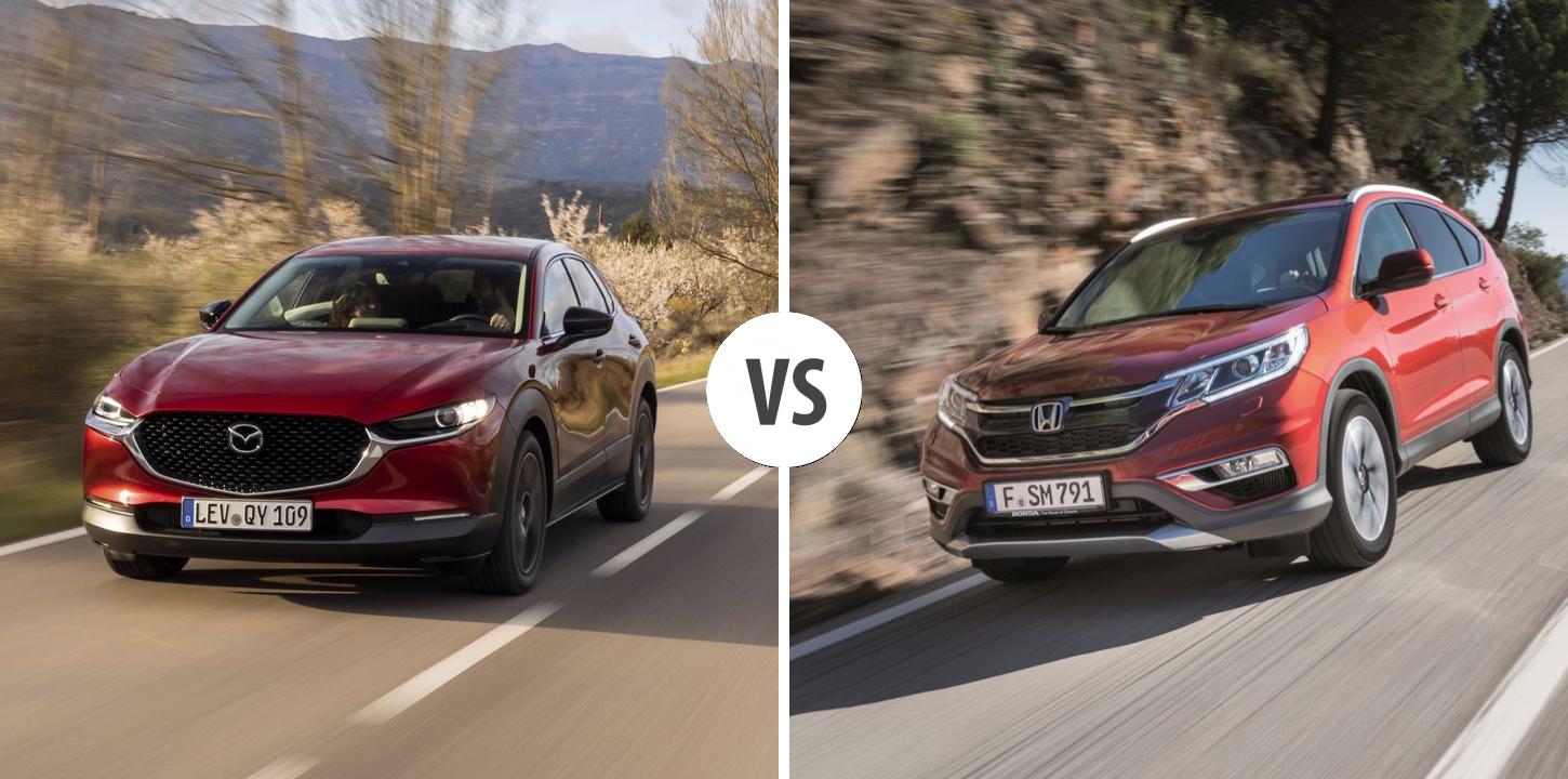 Mazda Cx 30 Vs Honda Cr V Autovergleich Autogottde