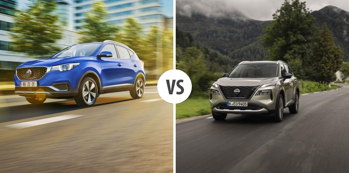 MG ZS VS Nissan X-TRAIL Autovergleich | AUTOGOTT.DE