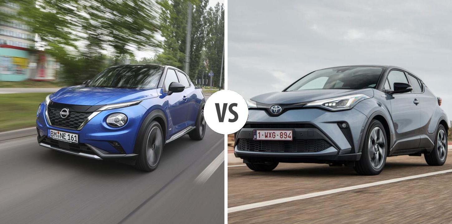 nissan juke vs toyota chr 2022