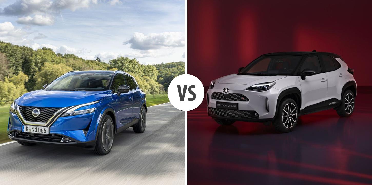 toyota yaris cross vs nissan qashqai