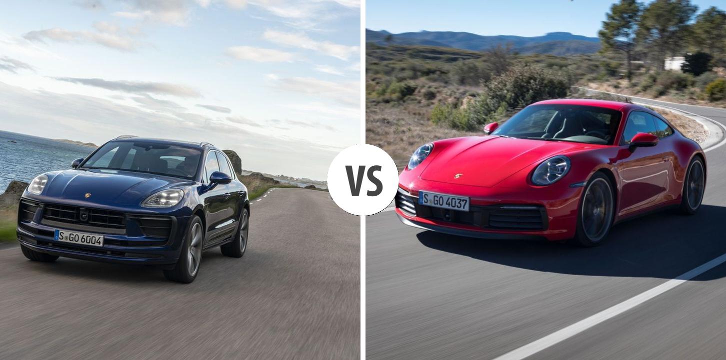 Porsche Macan VS Porsche 911 Coupé Autovergleich AUTOGOTT.DE