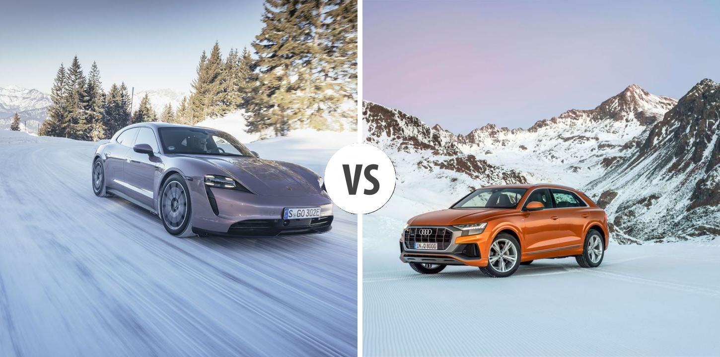 Porsche Taycan Sport Turismo VS Audi Q8 Autovergleich | AUTOGOTT.DE