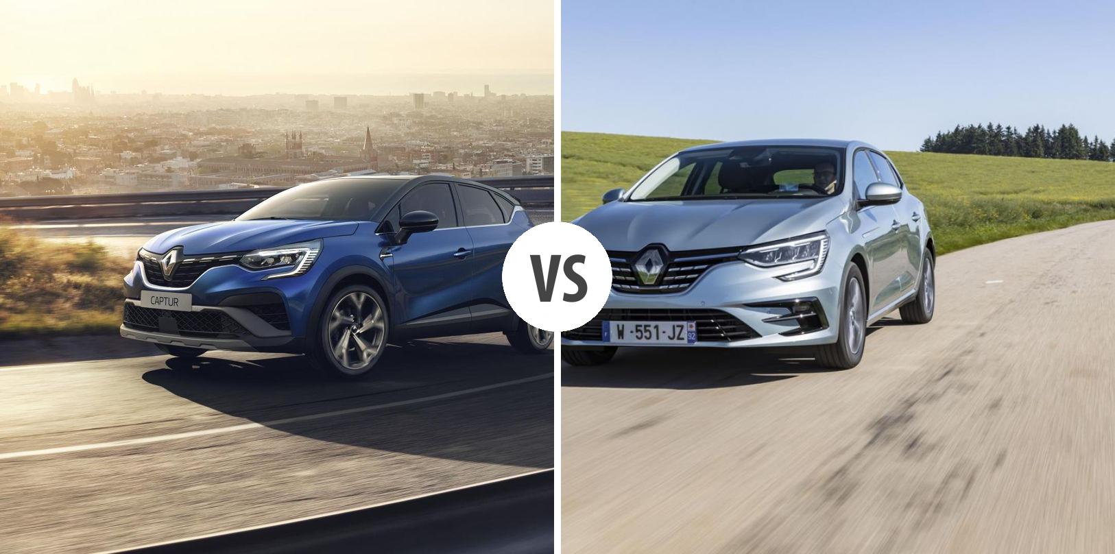 renault captur vs renault mégane autovergleich autogott de