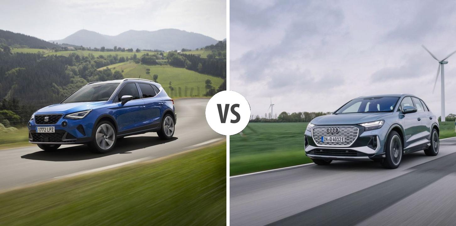 Seat Arona Vs Audi Q4 E Tron Autovergleich Autogott De