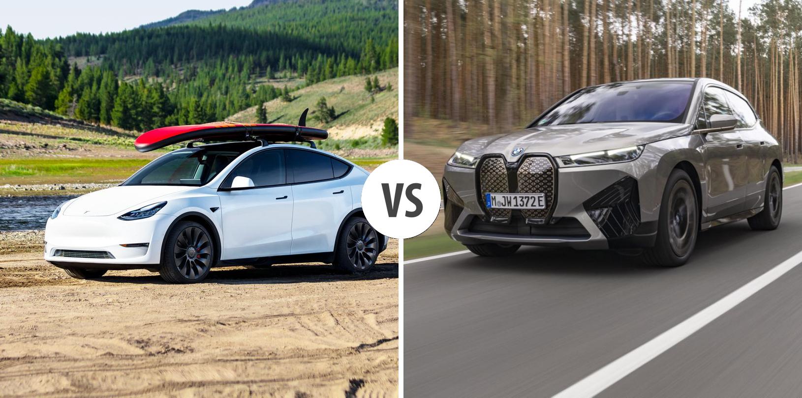 TESLA Model Y VS BMW IX Autovergleich | AUTOGOTT.DE