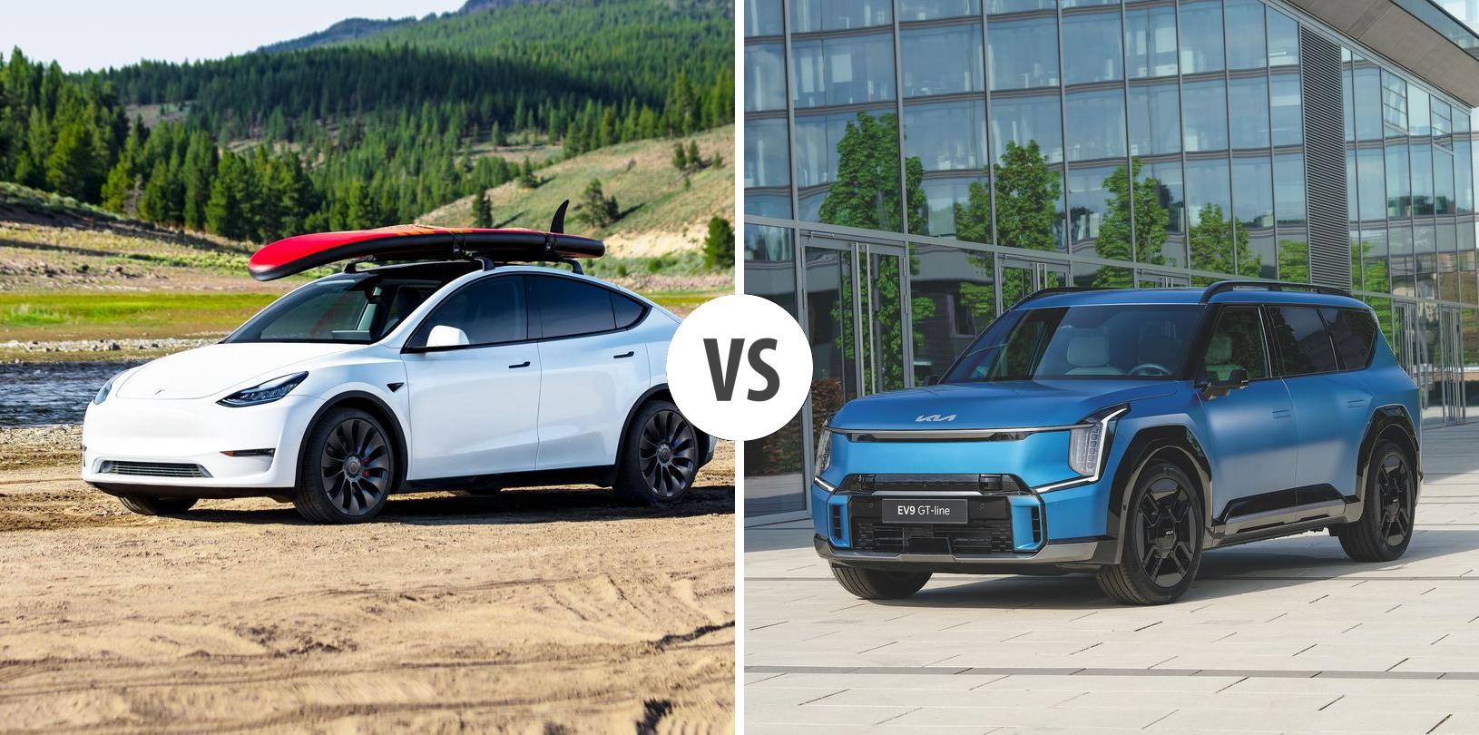 Kia Ev9 Vs Tesla Model Y