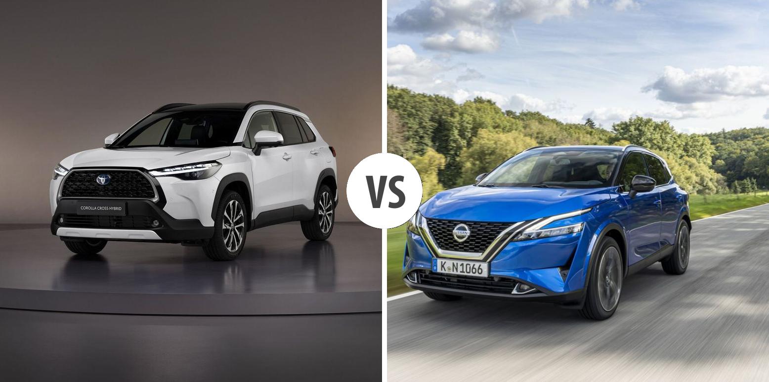 nissan qashqai vs toyota corolla