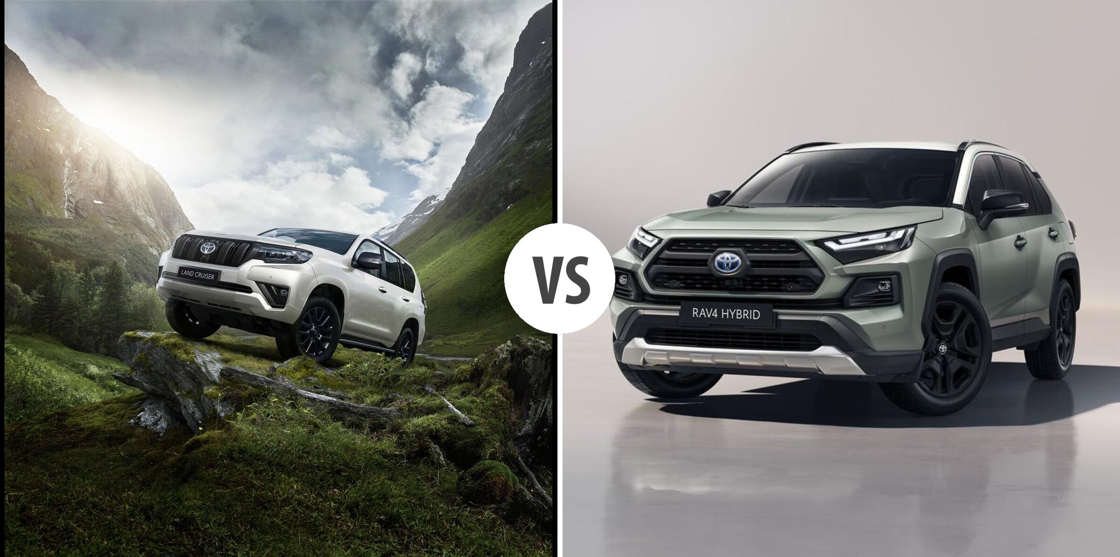 Toyota Land Cruiser Vs Toyota Rav Autovergleich Autogott De