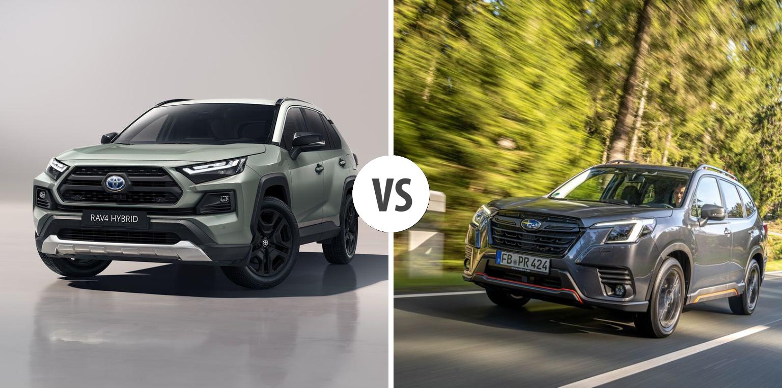 Toyota RAV4 VS Subaru Forester Autovergleich AUTOGOTT.DE