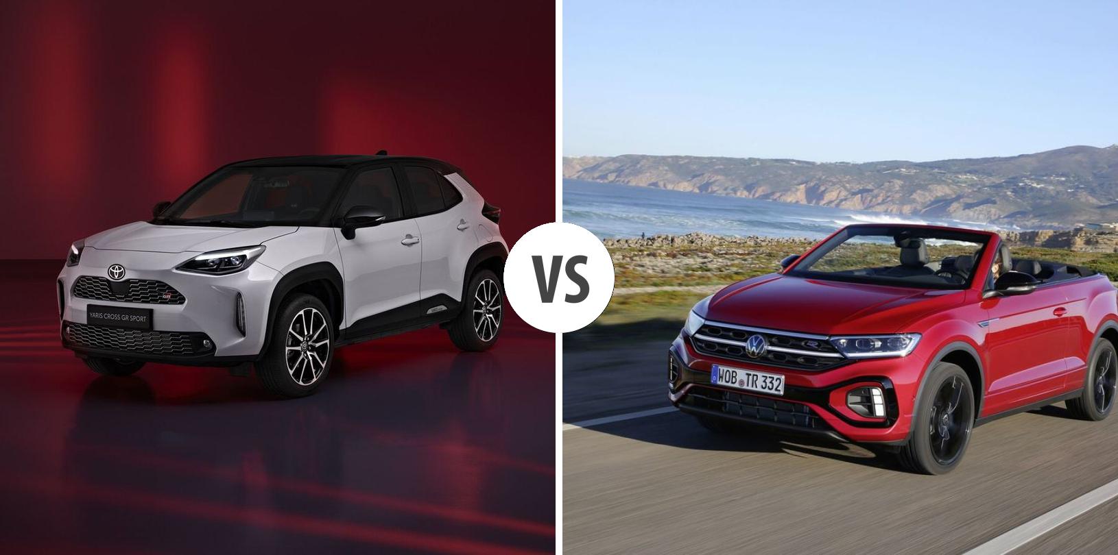 Toyota Yaris Cross Vs Volkswagen T Roc Cabriolet Autovergleich