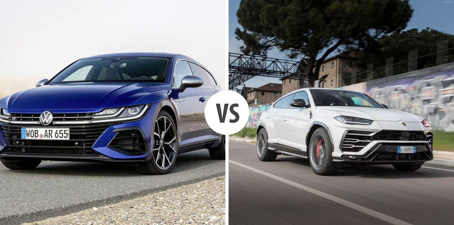 Volkswagen Arteon Shooting Brake VS Lamborghini Urus Autovergleich ...