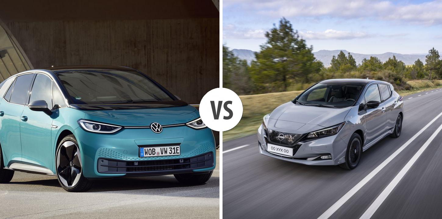 Volkswagen Id Vs Nissan Leaf Autovergleich Autogott De