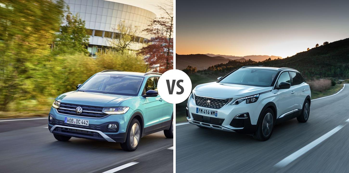 Volkswagen T Cross VS Peugeot Autovergleich AUTOGOTT DE